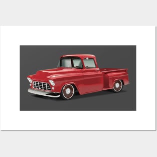 1955 Chevrolet Pickup Classic Truck Posters and Art